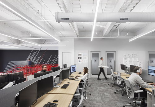 Gensler北卡州罗利市办公设计 视觉游戏与创新咨询的完美融合